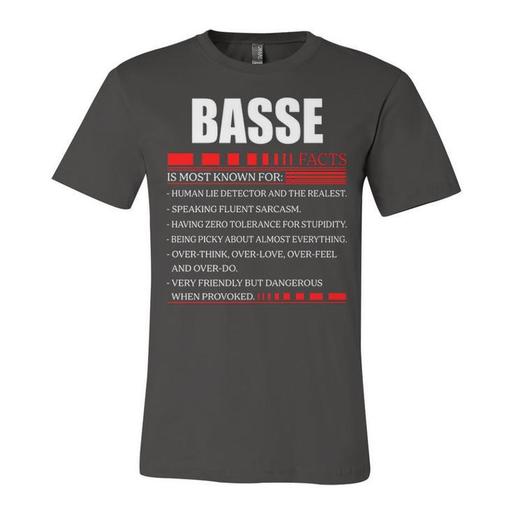 Basse Fact Fact T Shirt Basse Shirt  For Basse Fact Unisex Jersey Short Sleeve Crewneck Tshirt