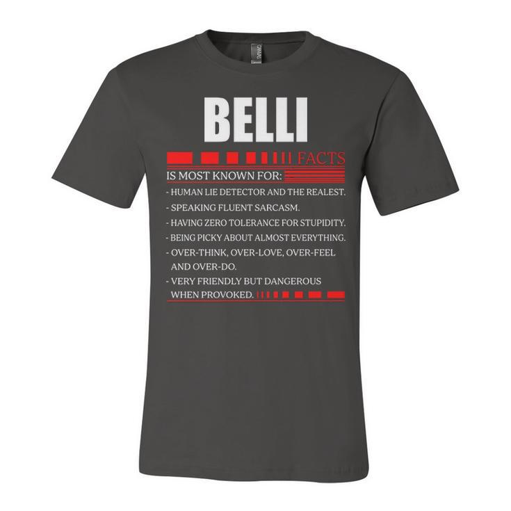 Belli Fact Fact T Shirt Belli Shirt  For Belli Fact Unisex Jersey Short Sleeve Crewneck Tshirt