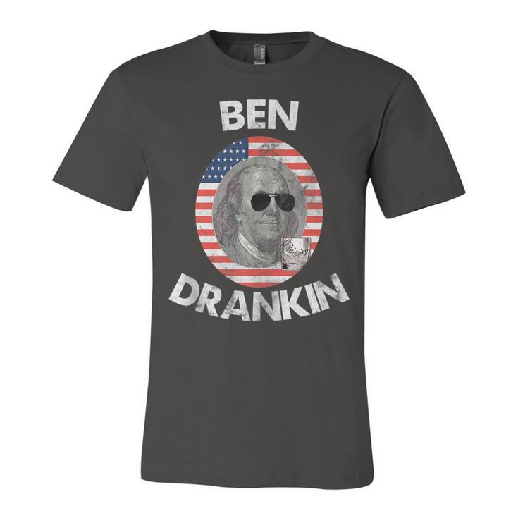 Ben Drankin  4Th Of July Gift Beer Party  Unisex Jersey Short Sleeve Crewneck Tshirt