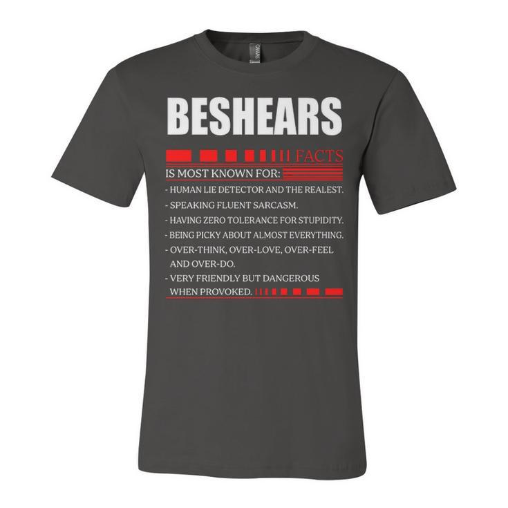 Beshears Fact Fact T Shirt Beshears Shirt  For Beshears Fact Unisex Jersey Short Sleeve Crewneck Tshirt