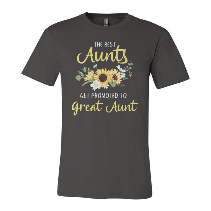 The Best Aunts Get Promoted To Great Aunt New Great Aunt Jersey T-Shirt