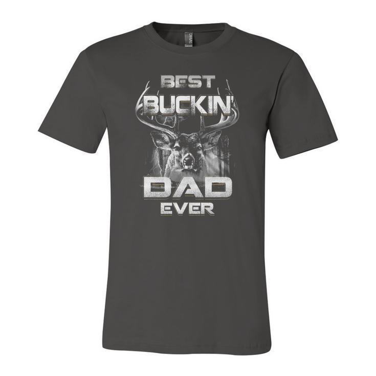 Best Buckin Dad Ever Fathers Day Gif Jersey T-Shirt