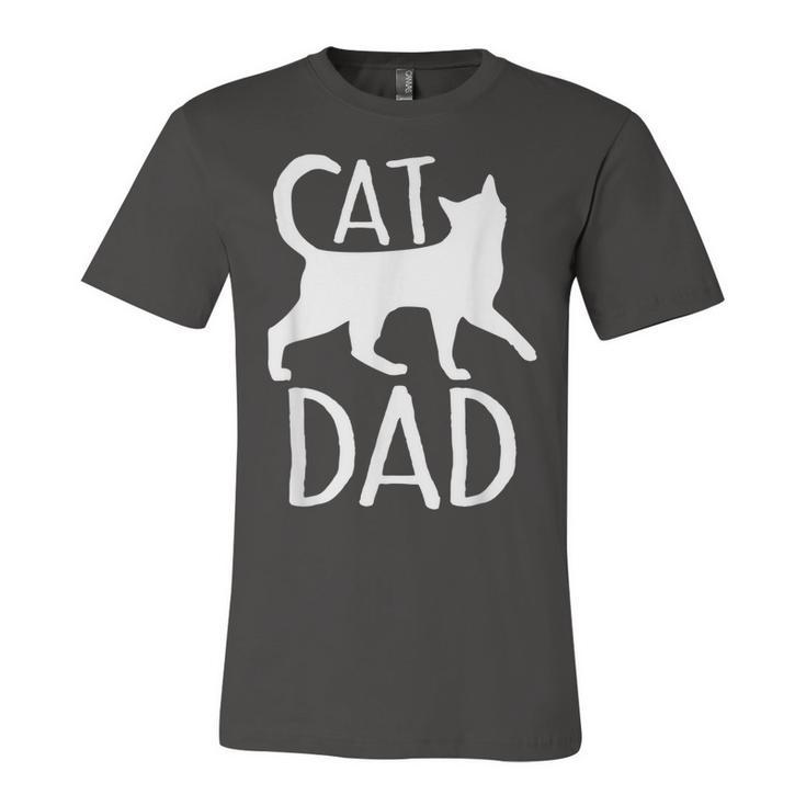 Best Cat Dad  Fathers Day Kitty Daddy Papa Christmas  V3 Unisex Jersey Short Sleeve Crewneck Tshirt