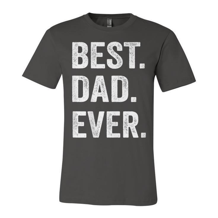 Best Dad Ever Fathers Day Husband Jersey T-Shirt