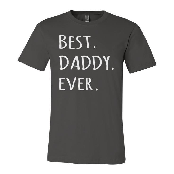 Best Daddy Ever Daddyfathers Day Tee Jersey T-Shirt