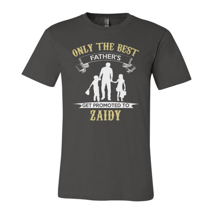 Only The Best Fathers Get Promoted To Zaidy Jersey T-Shirt