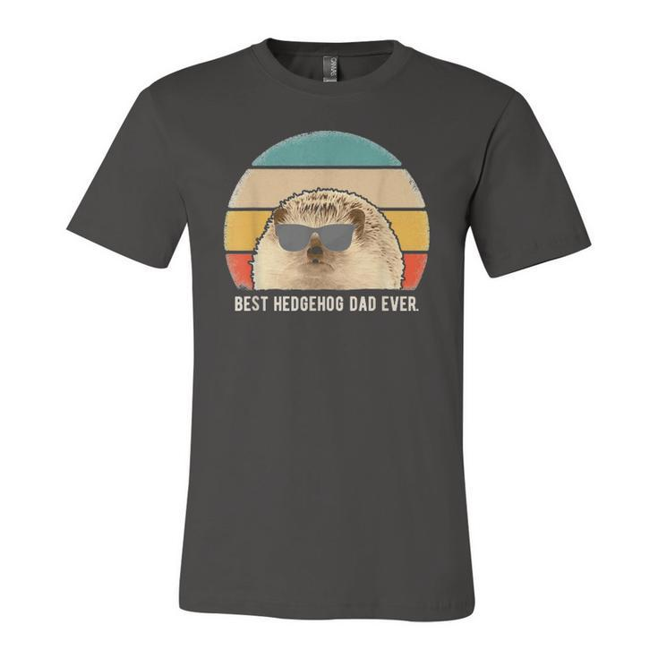 Best Hedgehog Dad Ever Animal Retro Classic Jersey T-Shirt