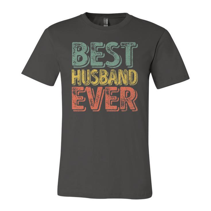 Best Husband Ever Christmas Fathers Day Jersey T-Shirt