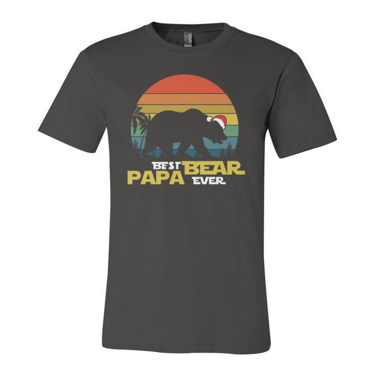 Best Papa Bear Ever Christmas Active Jersey T-Shirt