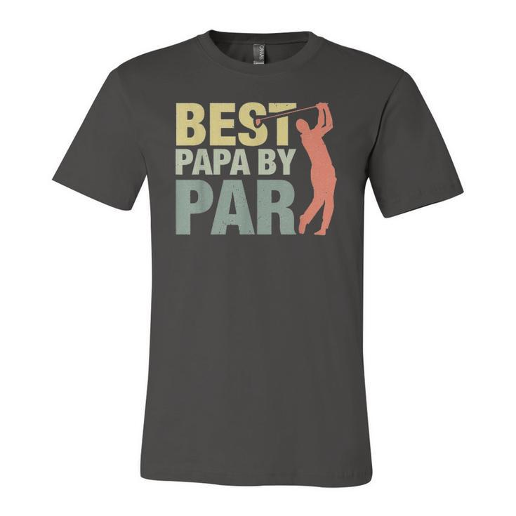 Best Papa By Par Fathers Day Golf Grandpa Classic Jersey T-Shirt