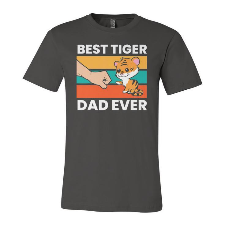 Best Tiger Dad Ever Happy Fathers Day Jersey T-Shirt