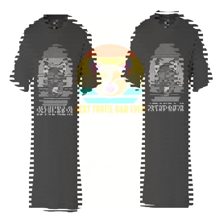 Best Tortie Dad Ever Cute Tortoiseshell Cat Lover Jersey T-Shirt