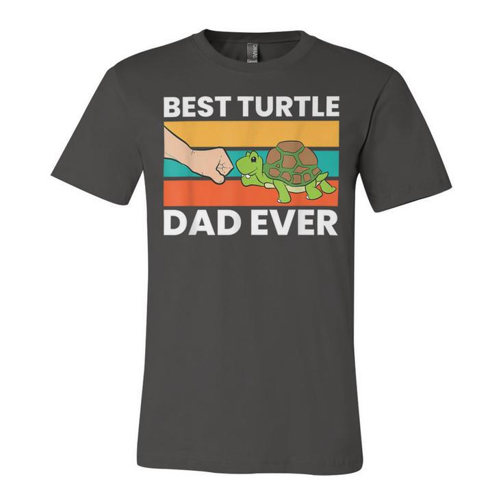 Best Turtle Dad Ever Love Sea Turtles Unisex Jersey Short Sleeve Crewneck Tshirt