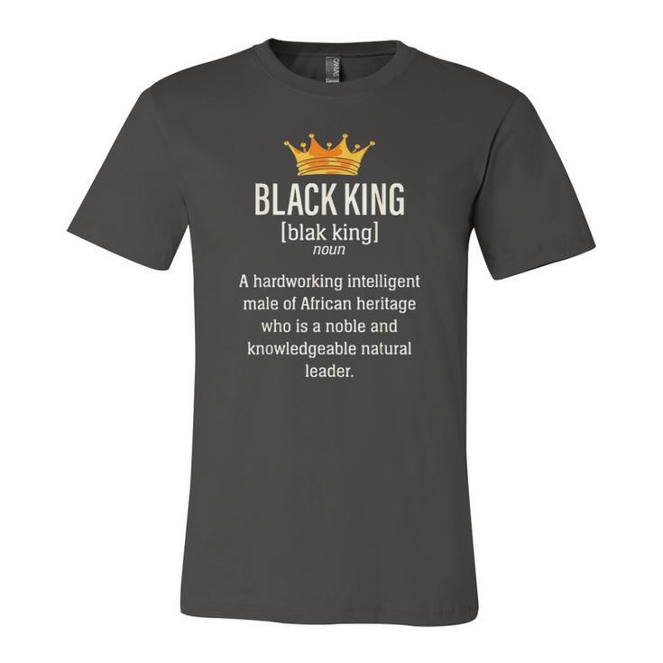 Black Father Noun Black King A Hardworking Intelligent Male Of African Heritage Who Is A Noble Jersey T-Shirt