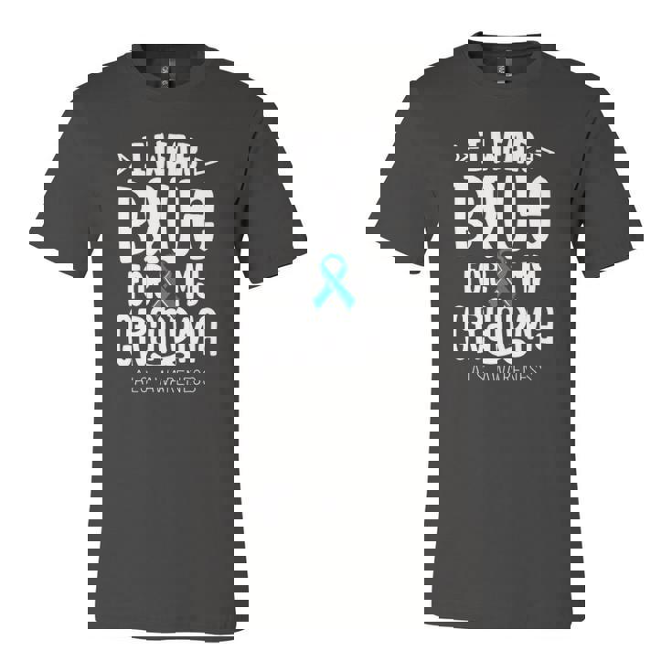 Blue Ribbon For Grandma Disease Als Awareness Cure Jersey T-Shirt