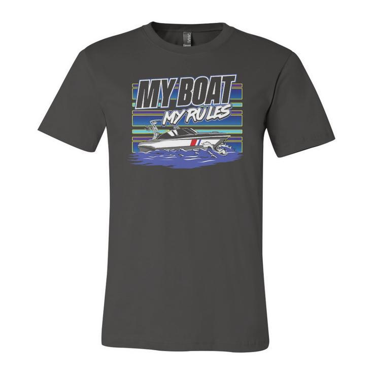 My Boat My Rules Boating Ideas Jersey T-Shirt