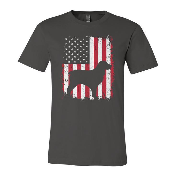 Boykin Spaniel 4Th Of July American Usa Flag Dog Jersey T-Shirt