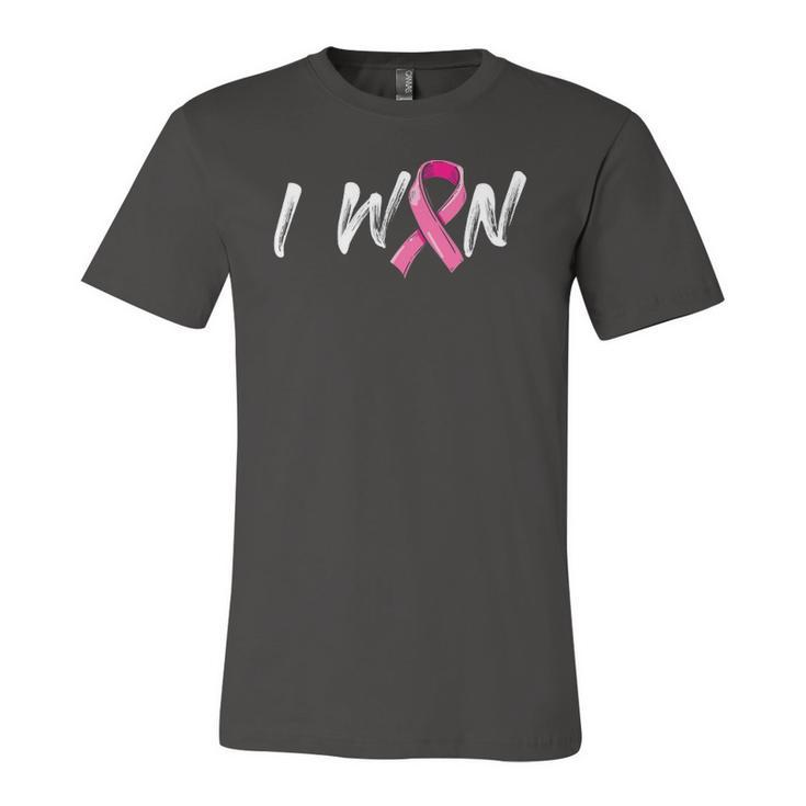 Breast Cancer Awareness I Won Pink Ribbon Survivor Jersey T-Shirt