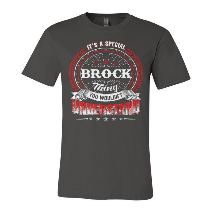 Brock Shirt Family Crest Brock T Shirt Brock Clothing Brock Tshirt Brock Tshirt Gifts For The Brock  Unisex Jersey Short Sleeve Crewneck Tshirt