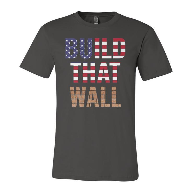 Build That Wall Pro Trump Jersey T-Shirt