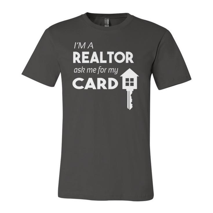 Business Card Realtor Real Estate S For Jersey T-Shirt