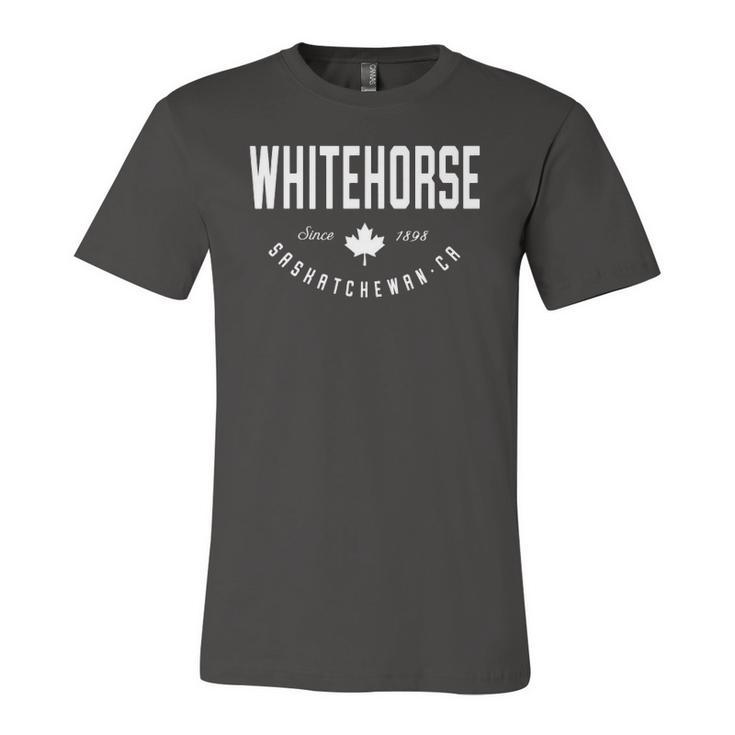 Ca Whitehorse Yukon Canadian Maple Leaf Jersey T-Shirt