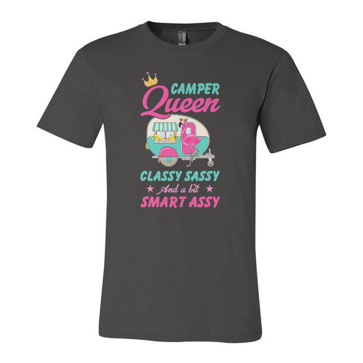 Camper Queen Classy Sassy Smart Assy Camping Rv Jersey T-Shirt
