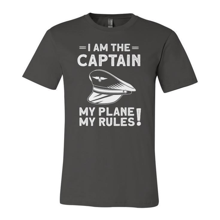 Im The Captain Airplane Pilot Aviation Jersey T-Shirt