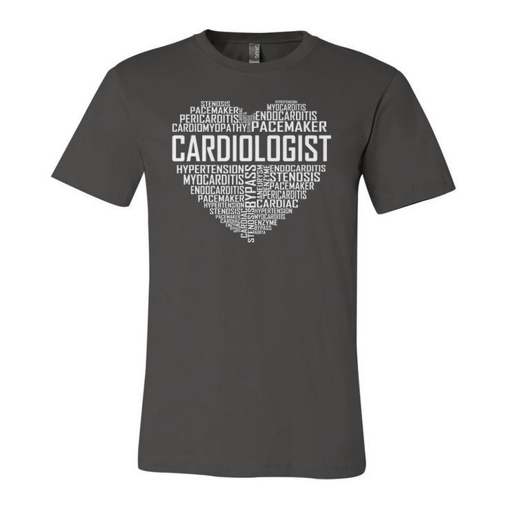 Cardiologist Heart Cardiology Graduate Jersey T-Shirt
