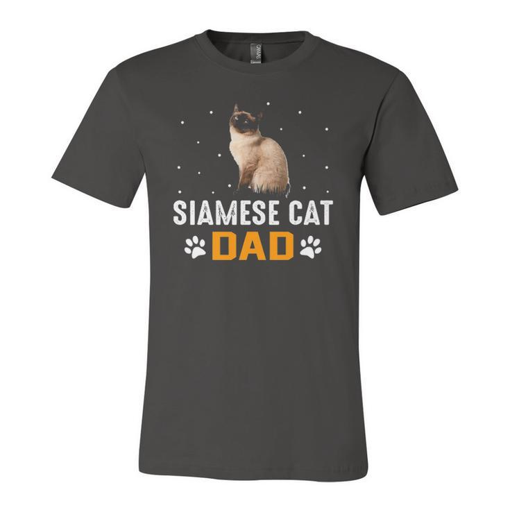 Cat Siamese Cat Dad Siamese Cat Jersey T-Shirt