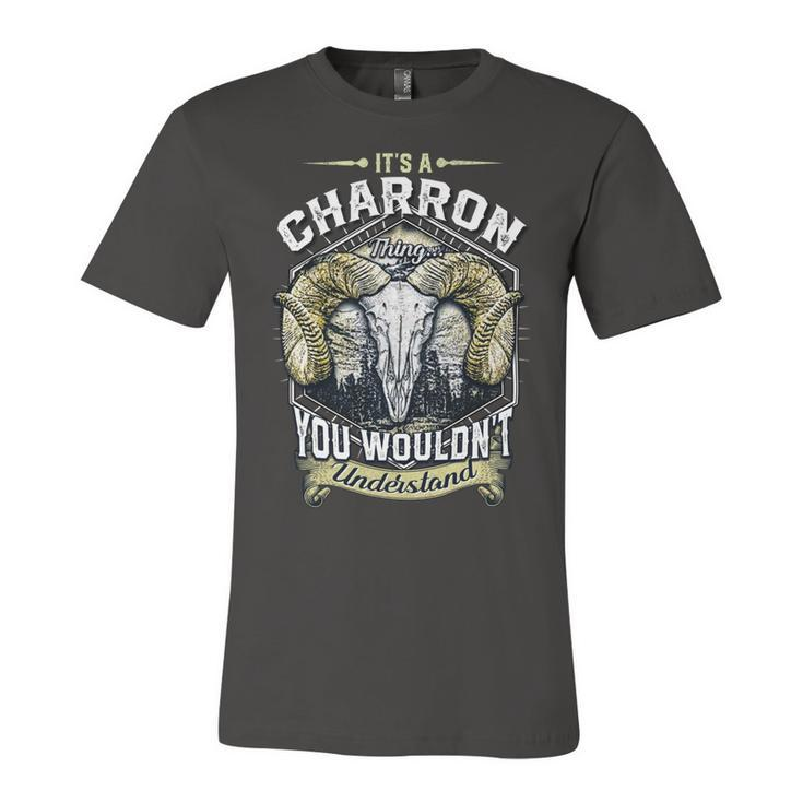 Charron Name Shirt Charron Family Name V3 Unisex Jersey Short Sleeve Crewneck Tshirt