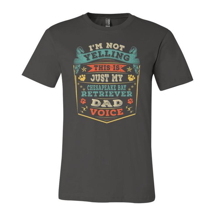 My Chesapeake Bay Retriever Dog Dad Daddy Papa Fathers Day Jersey T-Shirt