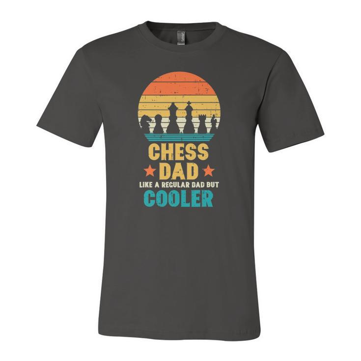 Chess Dad Regular But Cooler Retro Fathers Day Player Jersey T-Shirt