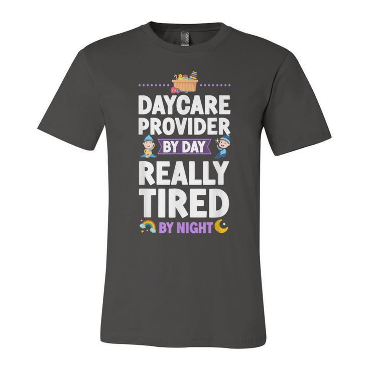 Childcare Daycare Provider Teacher Babysitter Daycare  V2 Unisex Jersey Short Sleeve Crewneck Tshirt