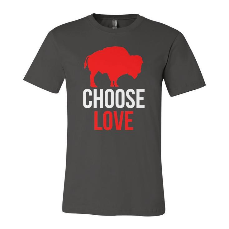 Choose Love Buffalo Stop Hate End Racism Jersey T-Shirt