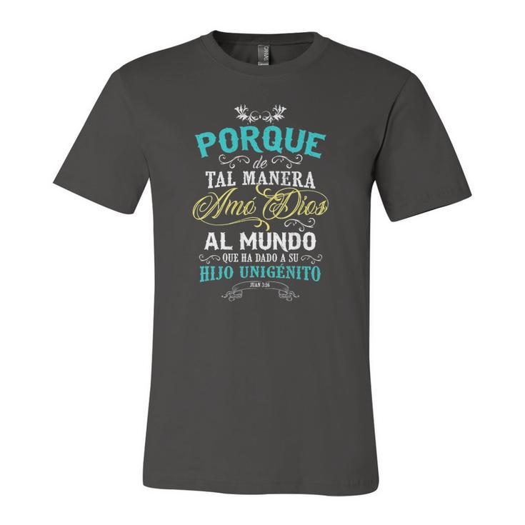 Christian S In Spanish Camisetas Sobre Jesus Jersey T-Shirt