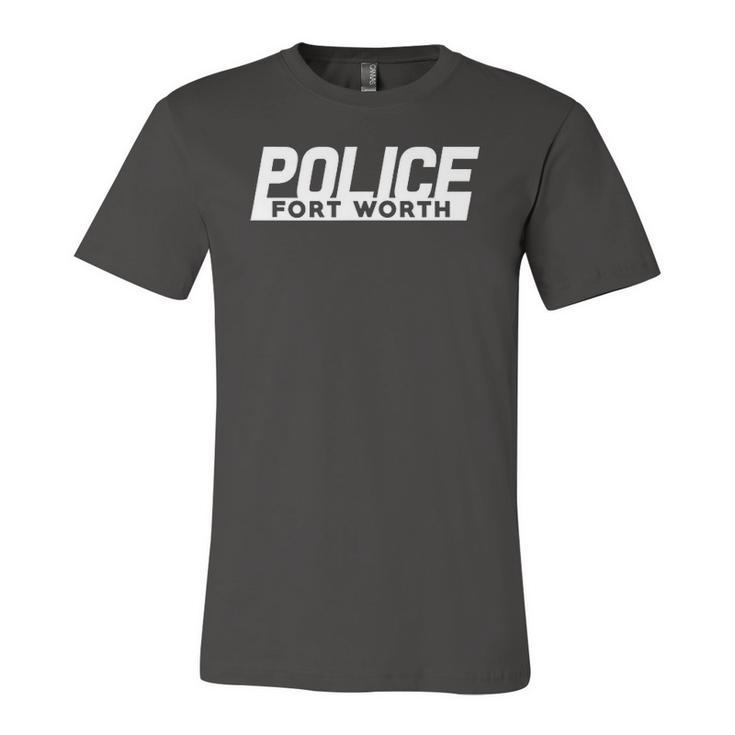 City Of Fort Worth Police Officer Texas Policeman Jersey T-Shirt