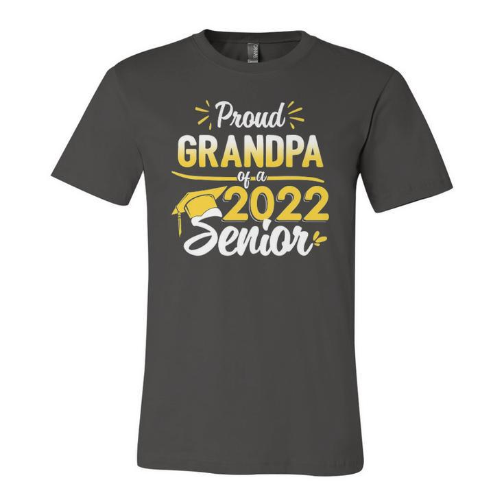 Class Of 2022 Graduation Proud Grandpa Of A 2022 Senior Jersey T-Shirt