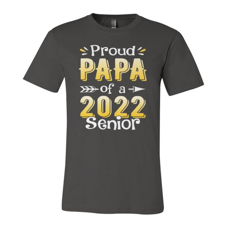Class Of 2022 Proud Papa Of A 2022 Senior School Graduation Jersey T-Shirt