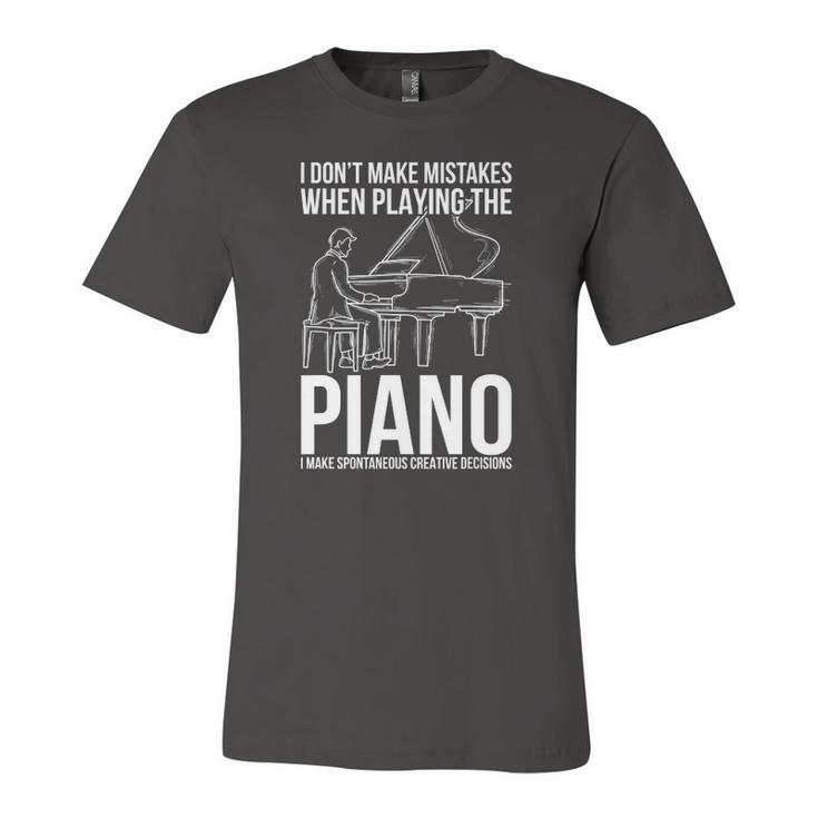 Classical Music Pianist Piano Musician Piano Jersey T-Shirt