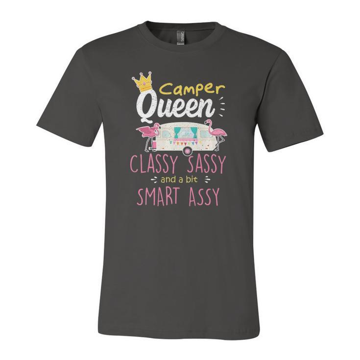 Classy Sassy Camper Queen Travel Trailer Rv Camping Jersey T-Shirt