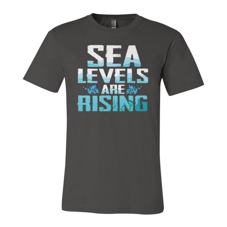 Climate Change Sea Level Rising Jersey T-Shirt