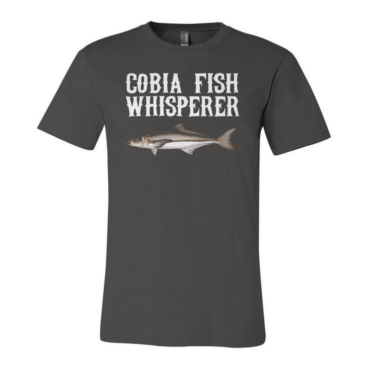 Cobia Whisperer Fish Lover Jersey T-Shirt