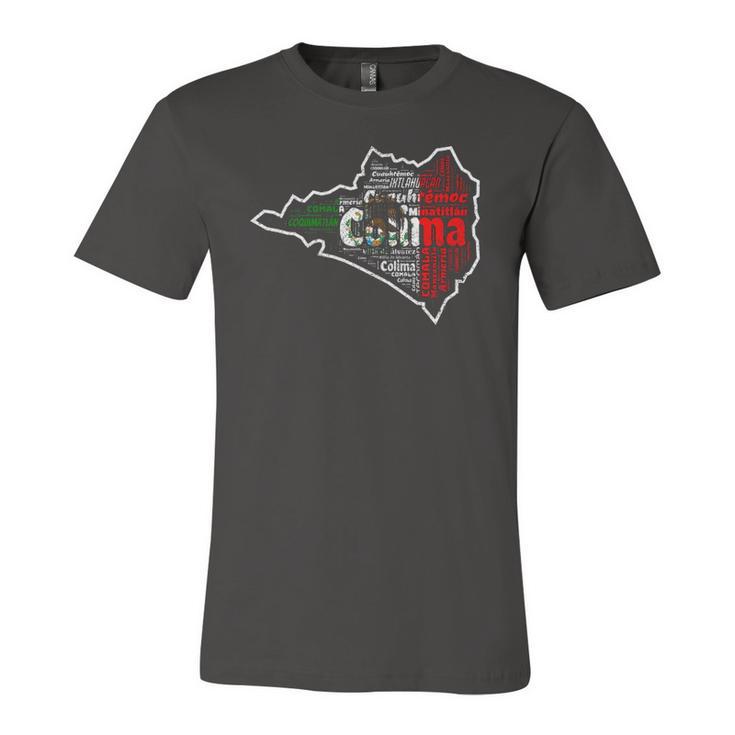 Colima Bandera De Mexico Mapa Municipios Mexican State Long Sleeve T ...