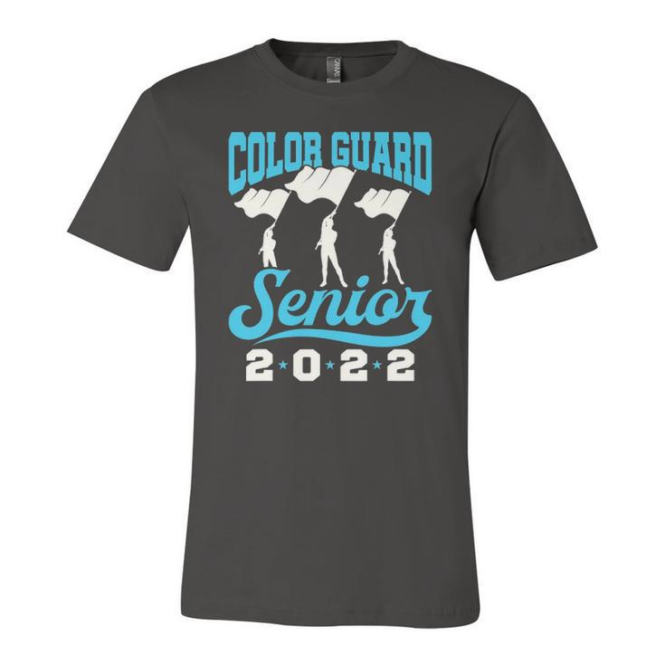 Color Guard Senior 2022 Flags Graduation Jersey T-Shirt