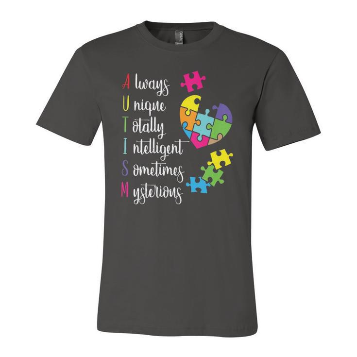 Colorful Autism Awareness For Asd Parents Jersey T-Shirt