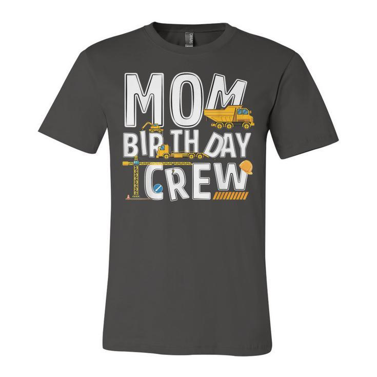 Construction Mom Birthday Crew Party Worker Mom  Unisex Jersey Short Sleeve Crewneck Tshirt