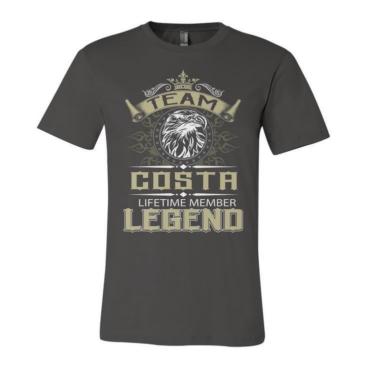Costa Name Gift   Team Costa Lifetime Member Legend Unisex Jersey Short Sleeve Crewneck Tshirt