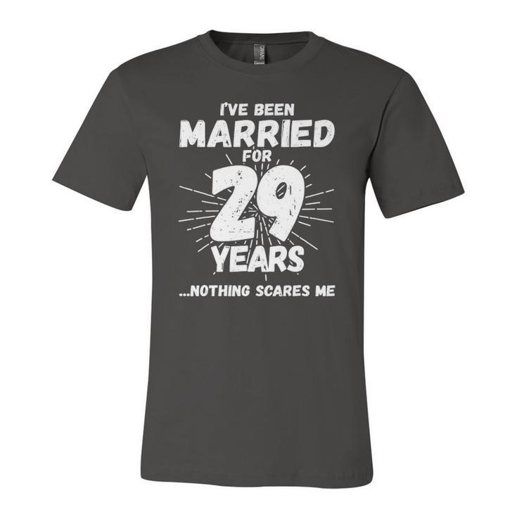 Couples Married 29 Years 29Th Wedding Anniversary Jersey T-Shirt