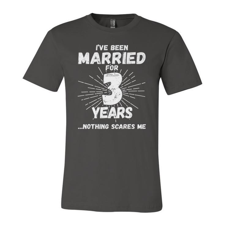 Couples Married 3 Years 3Rd Wedding Anniversary Jersey T-Shirt